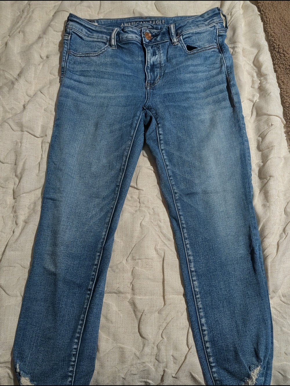 American Eagle Medium Blue Stretch Jeans